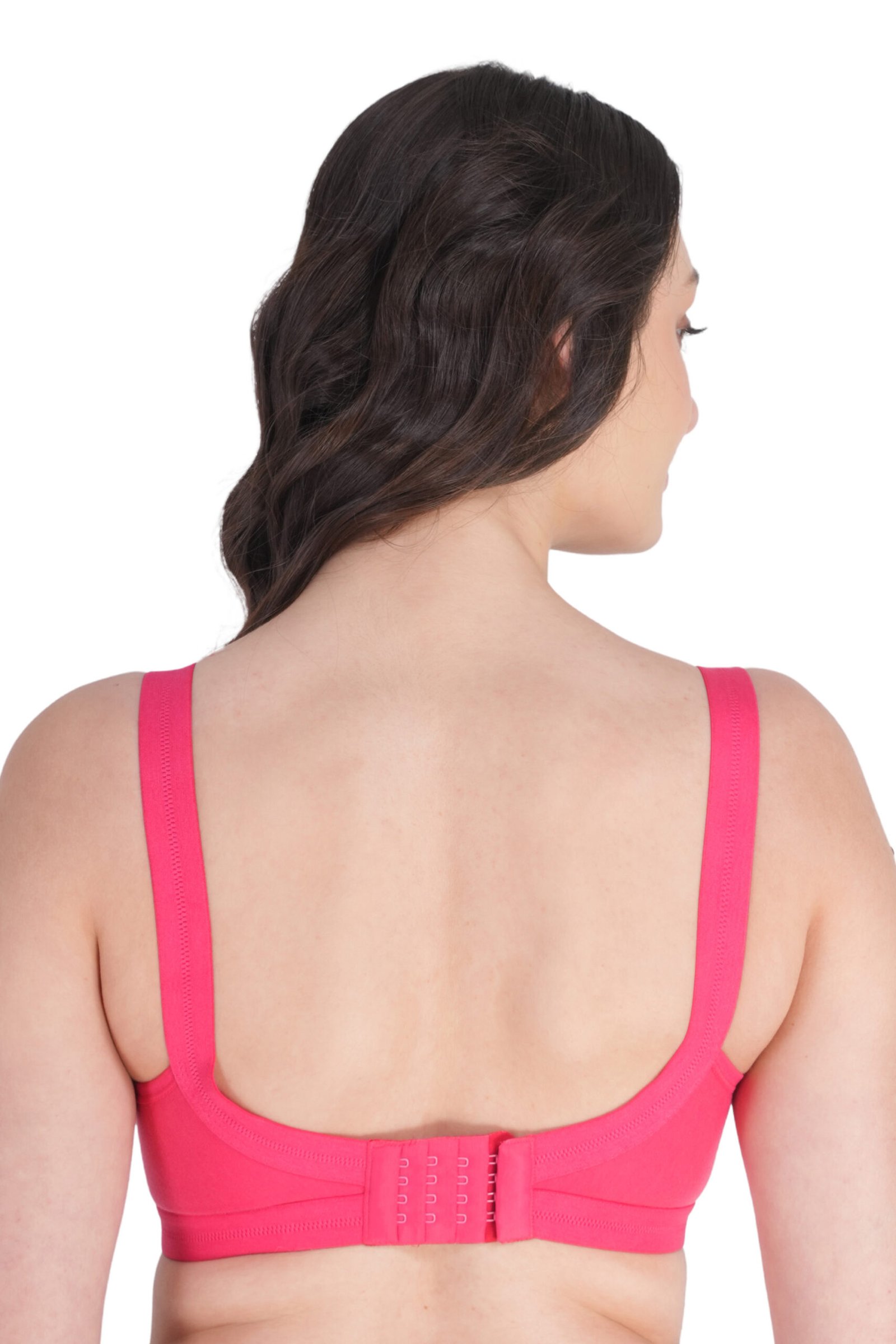 DSC07659 Dempsey Cotton Solid Non Padded Hakoba Everyday Bra - Image 5