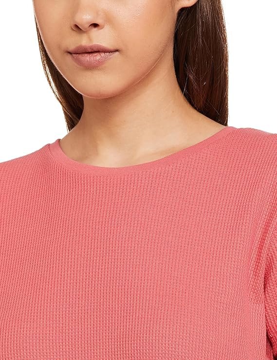A1NuJvWSZCL._SX569_ Women's Cotton Blend Waffle Regular Fit T-Shirt and Shorts Night Suit - Image 3