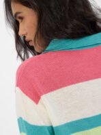 Pointelle Knitted Sweater: Eden Women Oversized Sweaters - Image 4