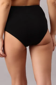 Cotton High Waist Hipster with Lace & Powernet - Image 4