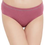 Mid Waist Hipster Panty in Dusty Pink- Cotton